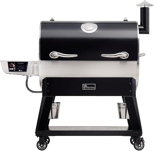 recteq Pellet Grill Smoker - Flagship 1600, Wood Pellet Smoker, BBQ, W — Build quality and design details up close