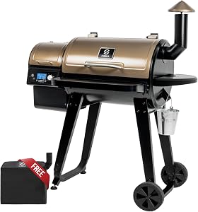 Z GRILLS ZPG-450A2 Wood Pellet Grill & Smoker, PID V3.0 Controller, 459 Sq in Cook Are
